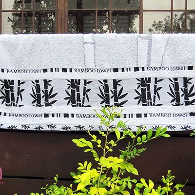 竹炭提花浴巾